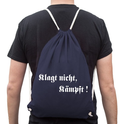 Klagt nicht kämpft turnbeutel - nicht,